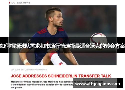 如何根据球队需求和市场行情选择最适合沃克的转会方案