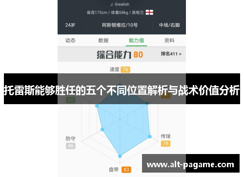 托雷斯能够胜任的五个不同位置解析与战术价值分析